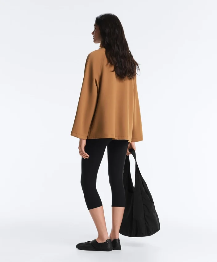 Long Neoprene-Effect Jacket Long Neoprene-Effect Jacket