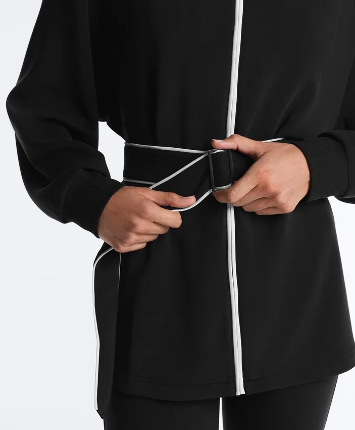 Long Piping Jacket with Soft-Touch Modal Long Piping Jacket with Soft-Touch Modal