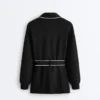 Long Piping Jacket with Soft-Touch Modal Long Piping Jacket with Soft-Touch Modal