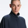 Long Piqué Jacket with Contrast Cotton Piping Long Piqué Jacket with Contrast Cotton Piping
