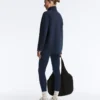 Long Piqué Jacket with Contrast Cotton Piping Long Piqué Jacket with Contrast Cotton Piping