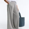 Long Pleated Trousers with Soft Touch Modal Long Pleated Trousers with Soft Touch Modal