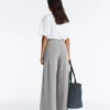 Long Pleated Trousers with Soft Touch Modal Long Pleated Trousers with Soft Touch Modal