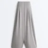 Long Pleated Trousers with Soft Touch Modal Long Pleated Trousers with Soft Touch Modal