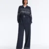 Long Sailor Stripe Jacket with Soft-Touch Modal