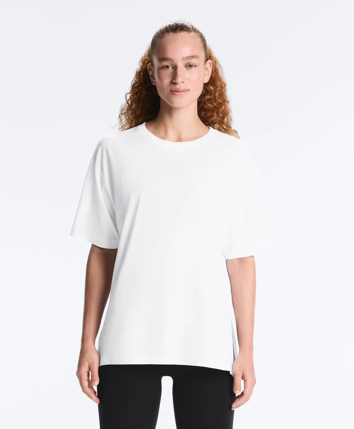 Long Short-Sleeved Cotton Blend T-Shirt Long Short-Sleeved Cotton Blend T-Shirt
