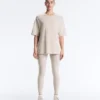 Long Short-Sleeved Cotton Blend T-Shirt Long Short-Sleeved Cotton Blend T-Shirt