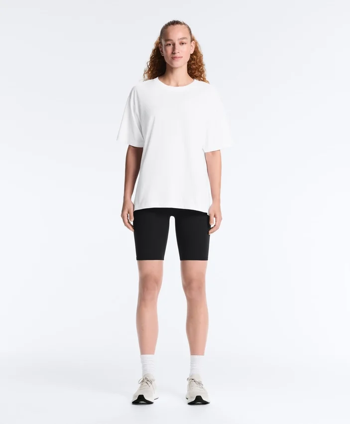 Long Short-Sleeved Cotton Blend T-Shirt Long Short-Sleeved Cotton Blend T-Shirt