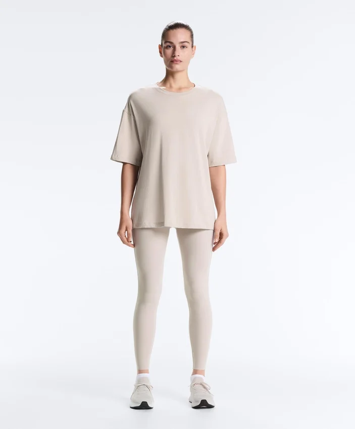Long Short-Sleeved Cotton Blend T-Shirt Long Short-Sleeved Cotton Blend T-Shirt