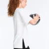 Long Short-Sleeved Cotton Blend T-Shirt Long Short-Sleeved Cotton Blend T-Shirt