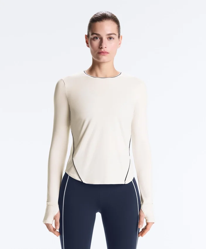 Long-Sleeve Technical Piping T-Shirt Long-Sleeve Technical Piping T-Shirt