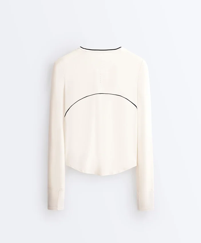 Long-Sleeve Technical Piping T-Shirt Long-Sleeve Technical Piping T-Shirt