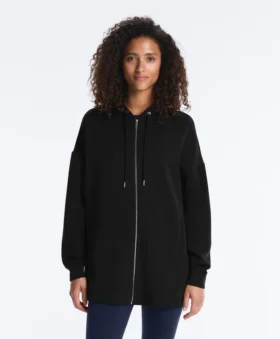 Long Soft Touch Jacket with Modal