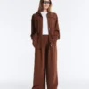Long Trousers with Soft Touch Modal and Pleat Detail Long Trousers with Soft Touch Modal and Pleat Detail
