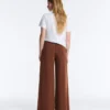 Long Trousers with Soft Touch Modal and Pleat Detail Long Trousers with Soft Touch Modal and Pleat Detail