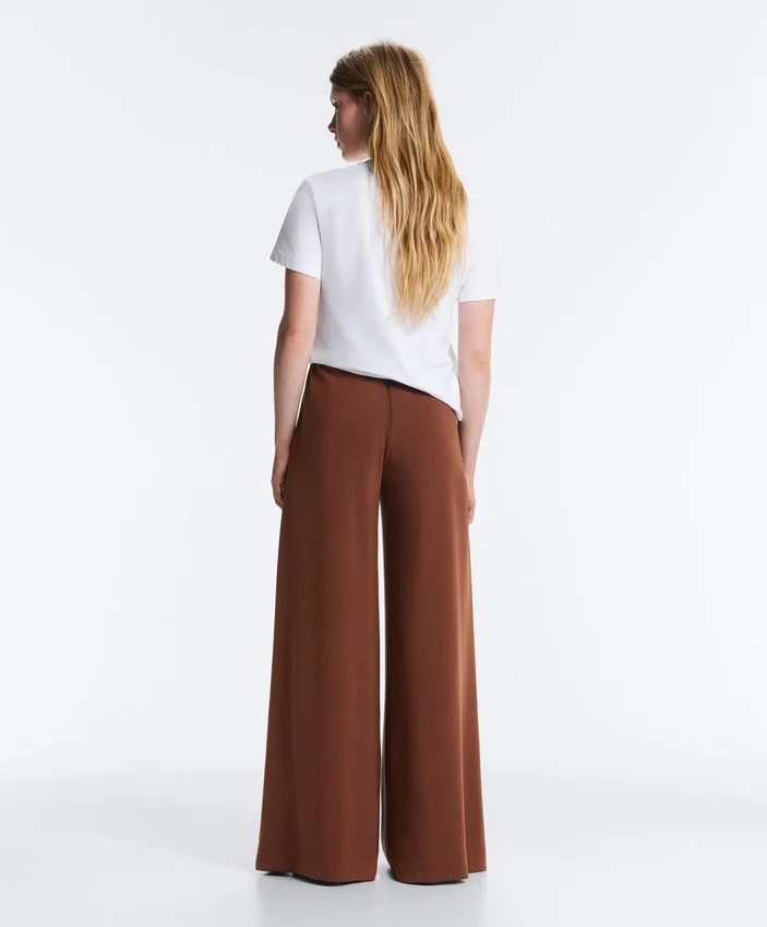 Long Trousers with Soft Touch Modal and Pleat Detail Long Trousers with Soft Touch Modal and Pleat Detail