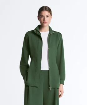 Long Utility Jacket with Twill Belt