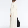 High Rise Twill Wide-Leg Trousers with Pleats High Rise Twill Wide-Leg Trousers with Pleats
