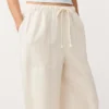 Lyocell Blend and 24% Linen Straight Trousers Lyocell Blend and 24% Linen Straight Trousers