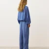 Lyocell Blend and 24% Linen Straight Trousers