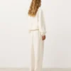 Lyocell Blend and 24% Linen Straight Trousers Lyocell Blend and 24% Linen Straight Trousers