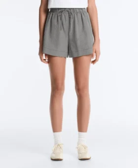 Lyocell Blend Gingham Shorts Lyocell Blend Gingham Shorts