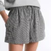 Lyocell Blend Gingham Shorts Lyocell Blend Gingham Shorts
