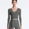 Lyocell Blend Wrap T-Shirt Lyocell Blend Wrap T-Shirt
