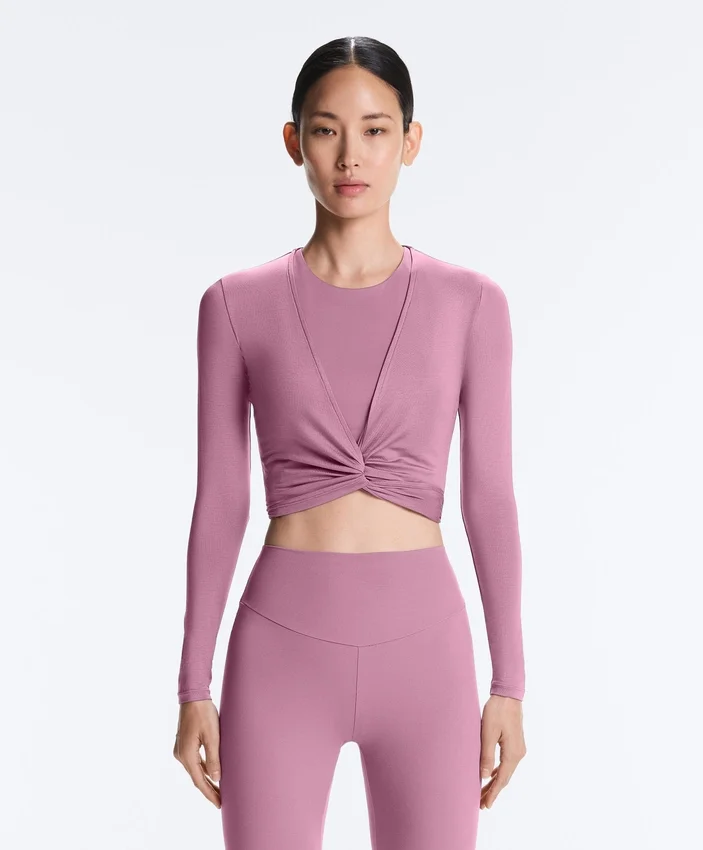 Lyocell Blend Wrap T-Shirt Lyocell Blend Wrap T-Shirt
