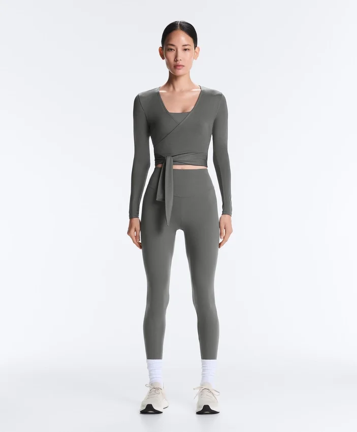 Lyocell Blend Wrap T-Shirt Lyocell Blend Wrap T-Shirt