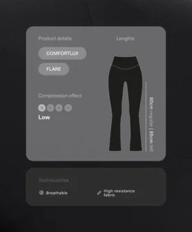 Maternity Comfortlux 80Cm Flare Trousers