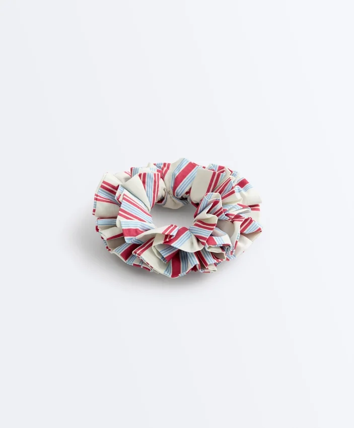 Maxi Striped 100% Cotton Scrunchie Maxi Striped 100% Cotton Scrunchie