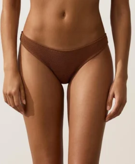 Medium-Coverage U-Cut Crinkle Bikini Briefs