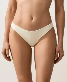 Medium-Coverage U-Cut Crinkle Bikini Briefs