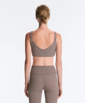 Medium Support Gingham Sports Bra Medium Support Gingham Sports Bra