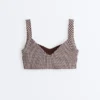 Medium Support Gingham Sports Bra
