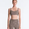 Medium Support Gingham Sports Bra