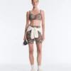 Medium Support Gingham Sports Bra