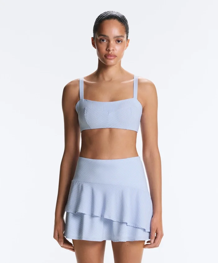 Medium Support Straight Stripe Sports Bra Medium Support Straight Stripe Sports Bra