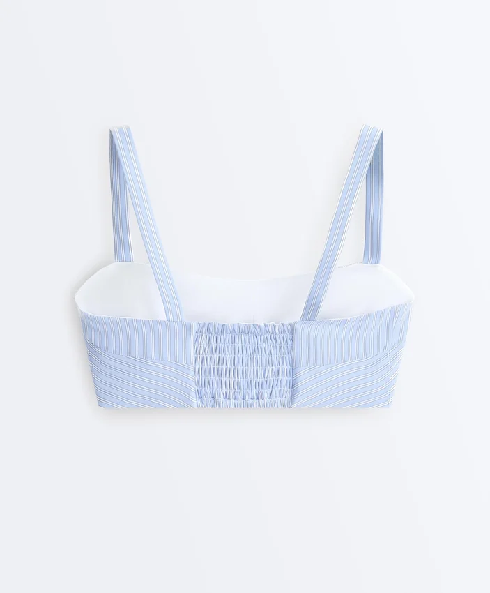 Medium Support Straight Stripe Sports Bra Medium Support Straight Stripe Sports Bra
