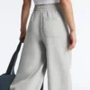 Melange Piqué Straight-Leg Trousers Melange Piqué Straight-Leg Trousers