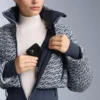 Minardi Piume Ski Water-Resistant Twist Padded 80% Down and 20% Feather Jumpsuit Minardi Piume Ski Water-Resistant Twist Padded 80% Down and 20% Feather Jumpsuit