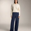 Mini Cable Knit Polo Neck Jumper