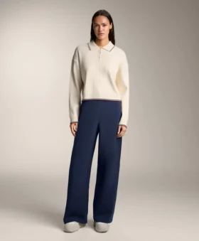 Mini Cable Knit Polo Neck Jumper Mini Cable Knit Polo Neck Jumper