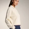 Mini Cable Knit Polo Neck Jumper