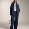 Mini Cable Knit Polo Neck Jumper