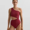 Mini Check Jacquard Asymmetric Trikini