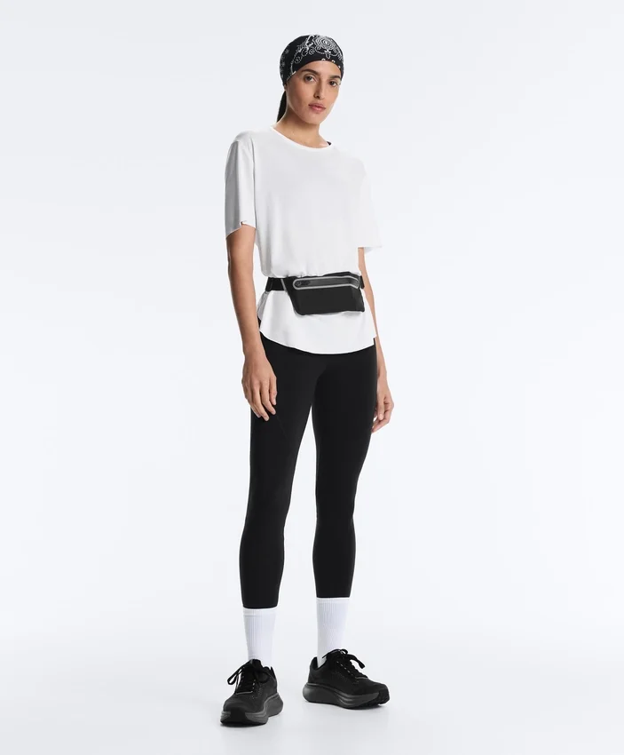 Modal Blend Short-Sleeved T-Shirt with Rounded Back Hem Modal Blend Short-Sleeved T-Shirt with Rounded Back Hem