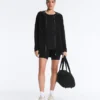 Modal Blend Short-Sleeved T-Shirt with Rounded Back Hem Modal Blend Short-Sleeved T-Shirt with Rounded Back Hem