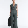 Modal Blend Sleeveless Crossover T-Shirt Modal Blend Sleeveless Crossover T-Shirt